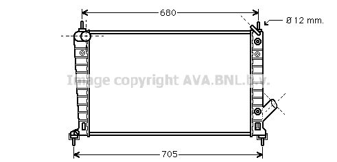 AVA QUALITY COOLING Radiators, Motora dzesēšanas sistēma SB2062